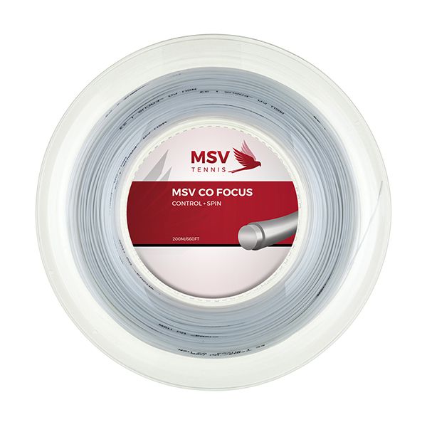 MSV Co Focus Tennissaite 200m 1,18mm weiß